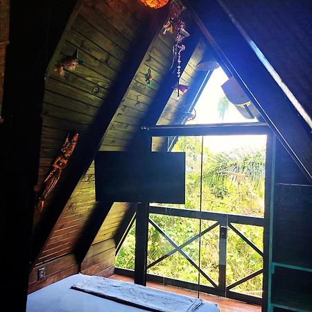 Chalé na montanha em meio a natureza com banheira de hidromassagem Florianópolis Exterior foto