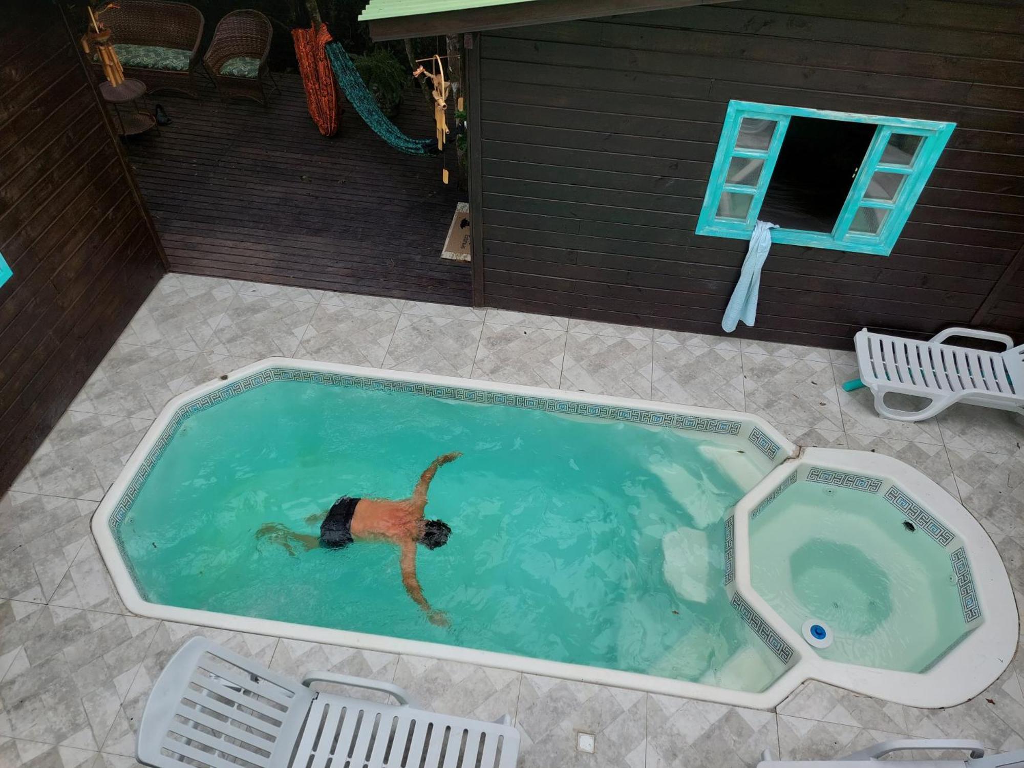 Chalé na montanha em meio a natureza com banheira de hidromassagem Florianópolis Exterior foto